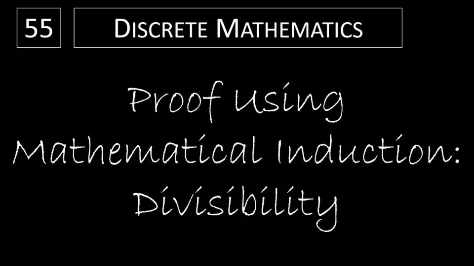 How to do Proof by Mathematical Induction for Divisibility