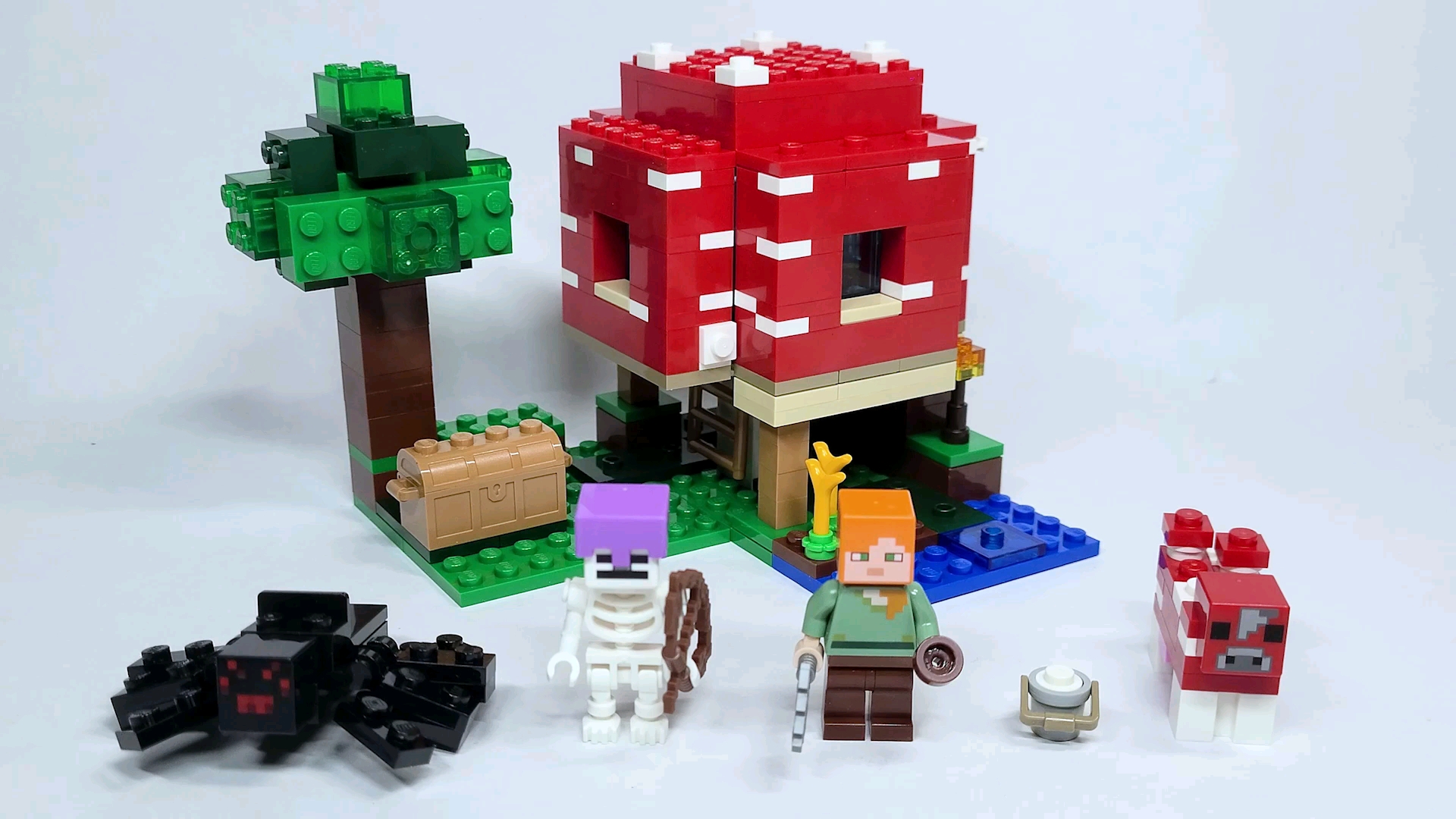 lego minecraft the mushroom house (21179) - 2022 set review