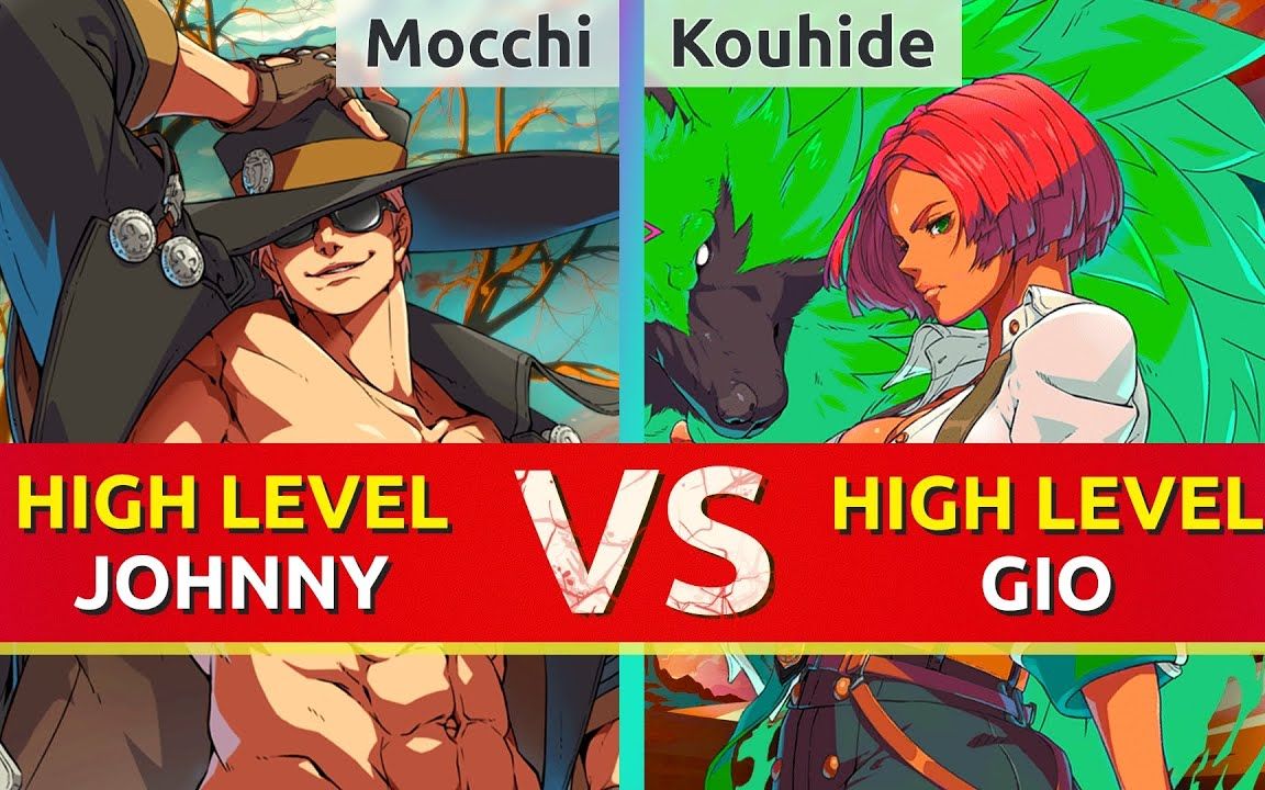 GGST ▰ Mocchi (Johnny) vs Kouhide (Giovanna). Guilty Gear Strive High Level Game哔哩哔哩bilibili