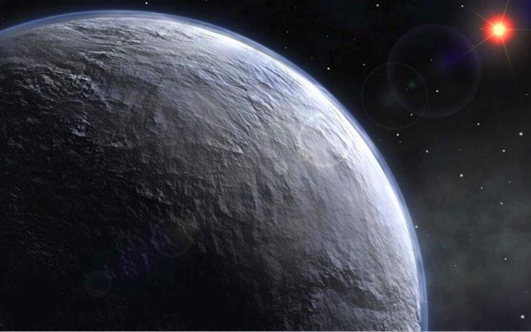 一颗罕见冰冻星球,星球内部温度-210℃,隔着屏幕都感到冻手