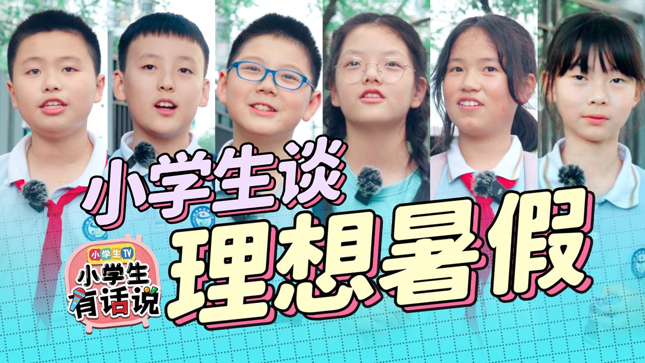 【小学生谈理想暑假】暑假有啥计划?最难忘的暑假?理想中的暑假?哔哩哔哩bilibili