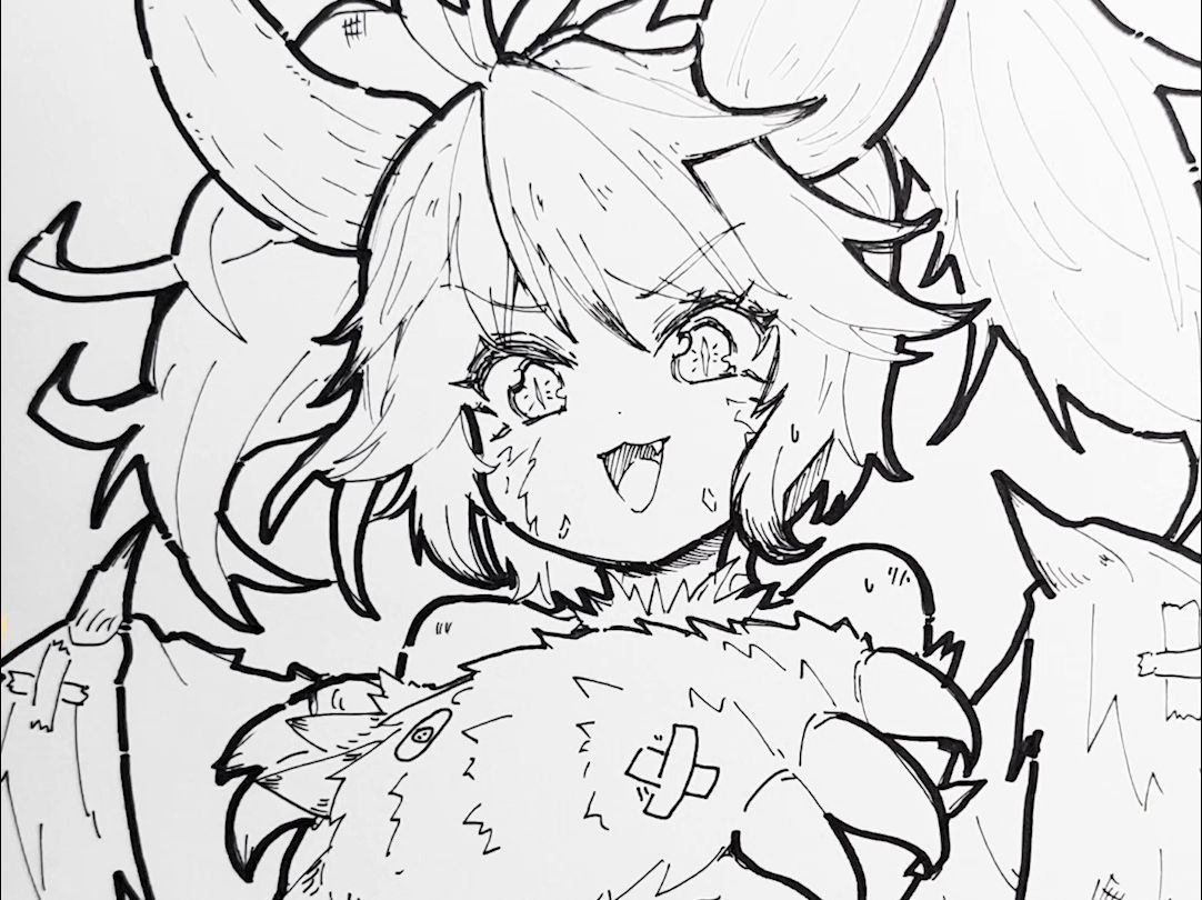 永远陪伴在苍蓝星身边的美少女!【手绘机娘#58】