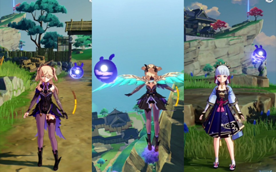 原神迷你仙灵紫苑实机展示附其他颜色