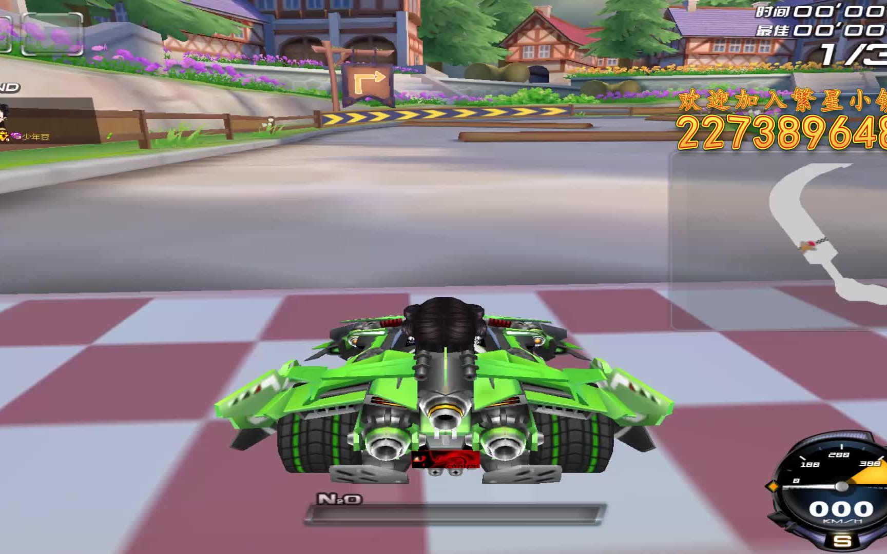 qq飞车:原装原谅s车【异形杀戮】排位边境计时五连发 这车也太大了吧?