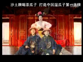 张铁林代言沙土喝茶瓜子