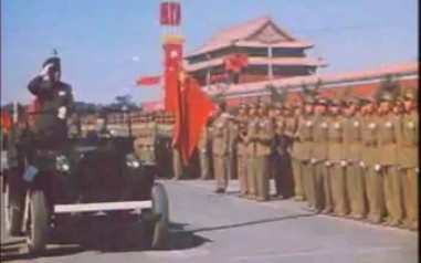 [图]1952年国庆阅兵彩色片段