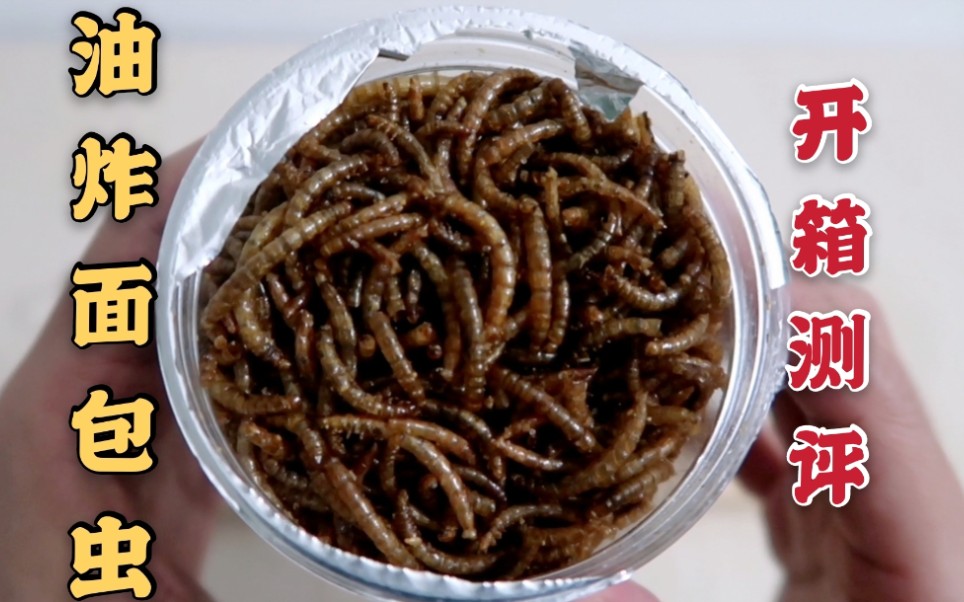 油炸面包虫小伙冒死网购开箱密集恐惧症慎入
