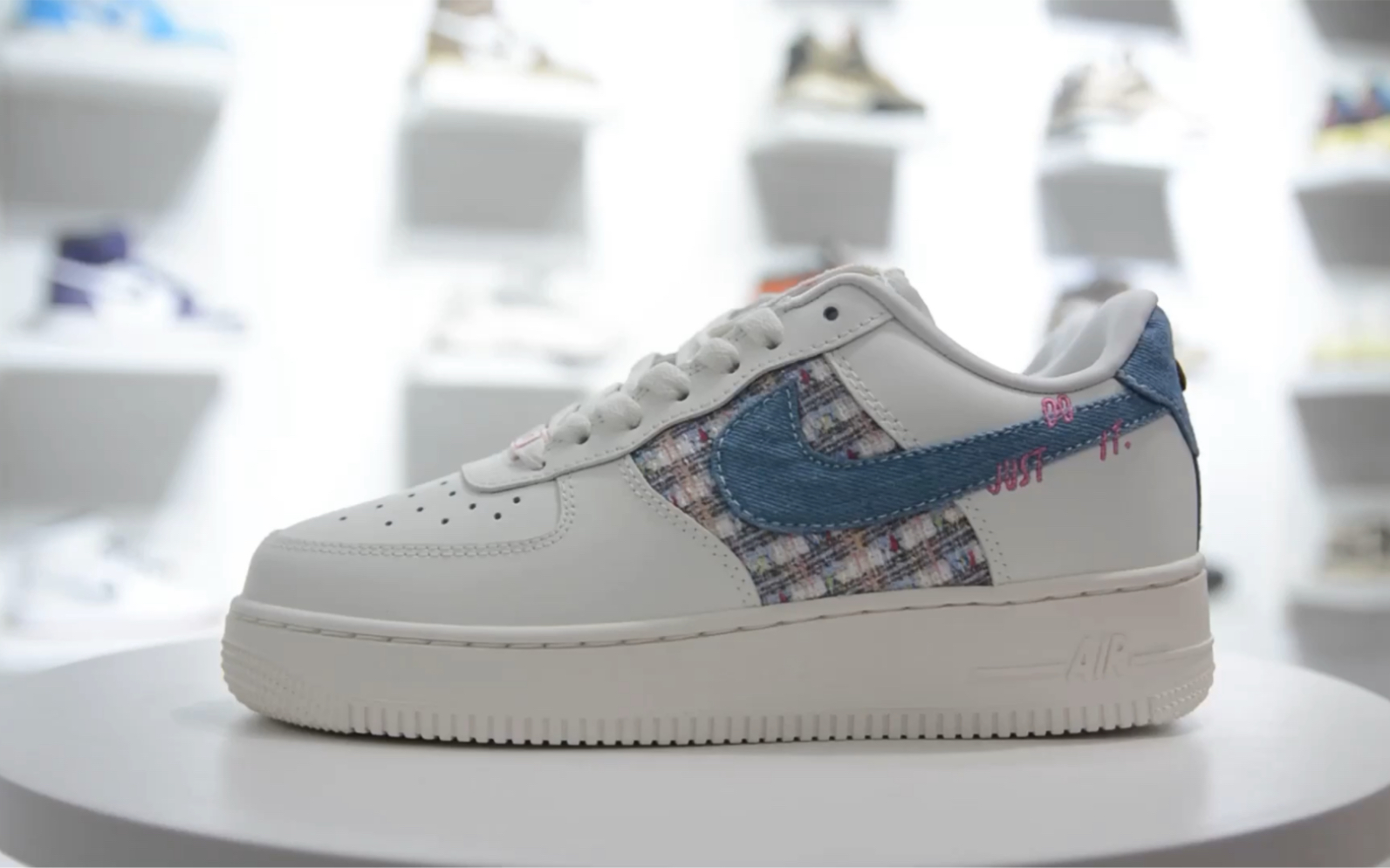 【权威实拍】nike air force 1 low 小香风白蓝