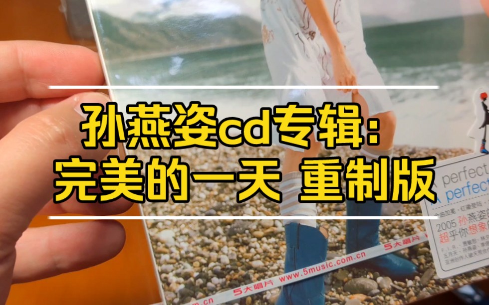 孙燕姿cd专辑:完美的一天 重制版哔哩哔哩bilibili