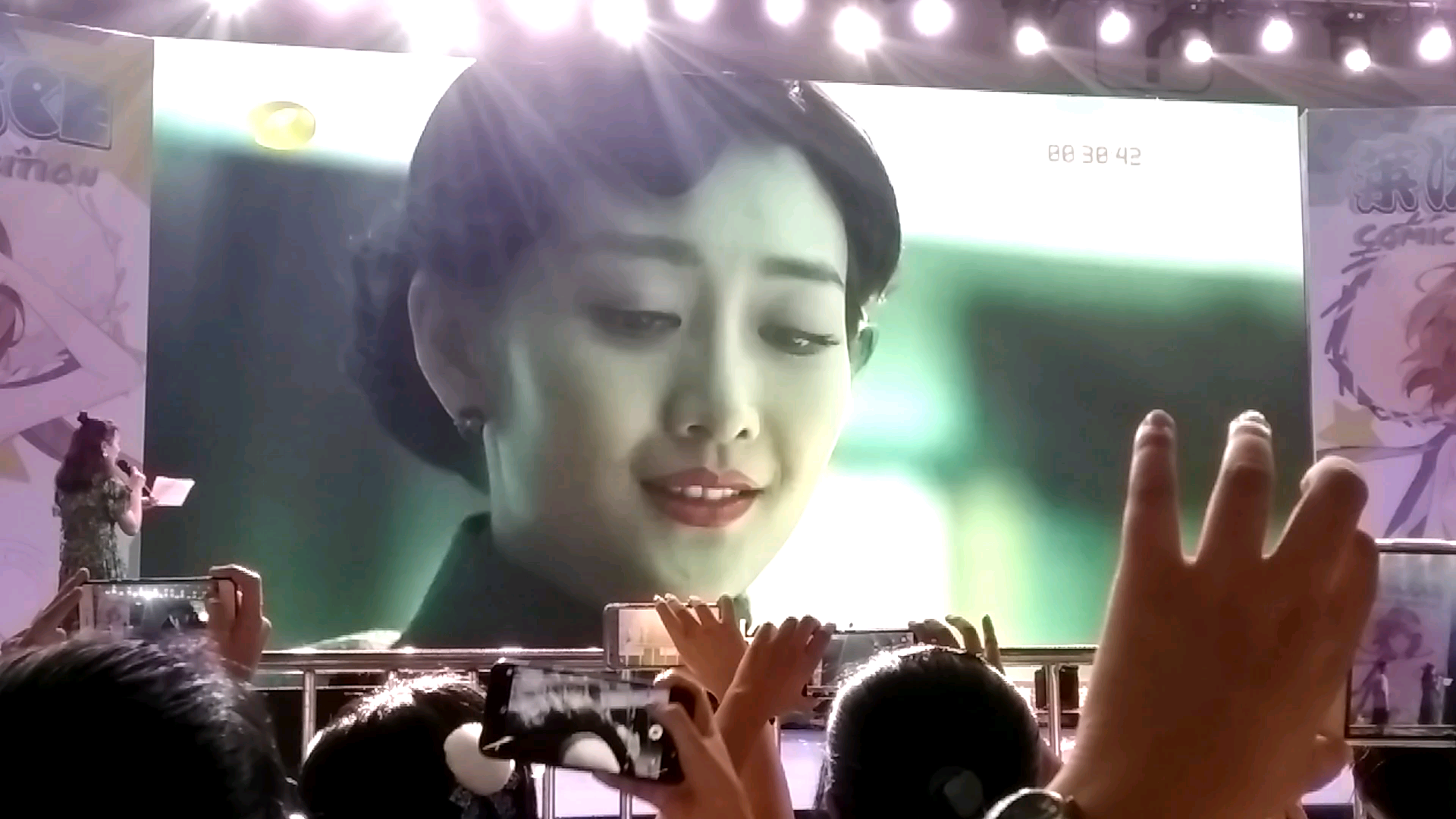 重庆莱次元ce边江工作室白雪岑伪装者中汪曼春的配音者现场配音啦