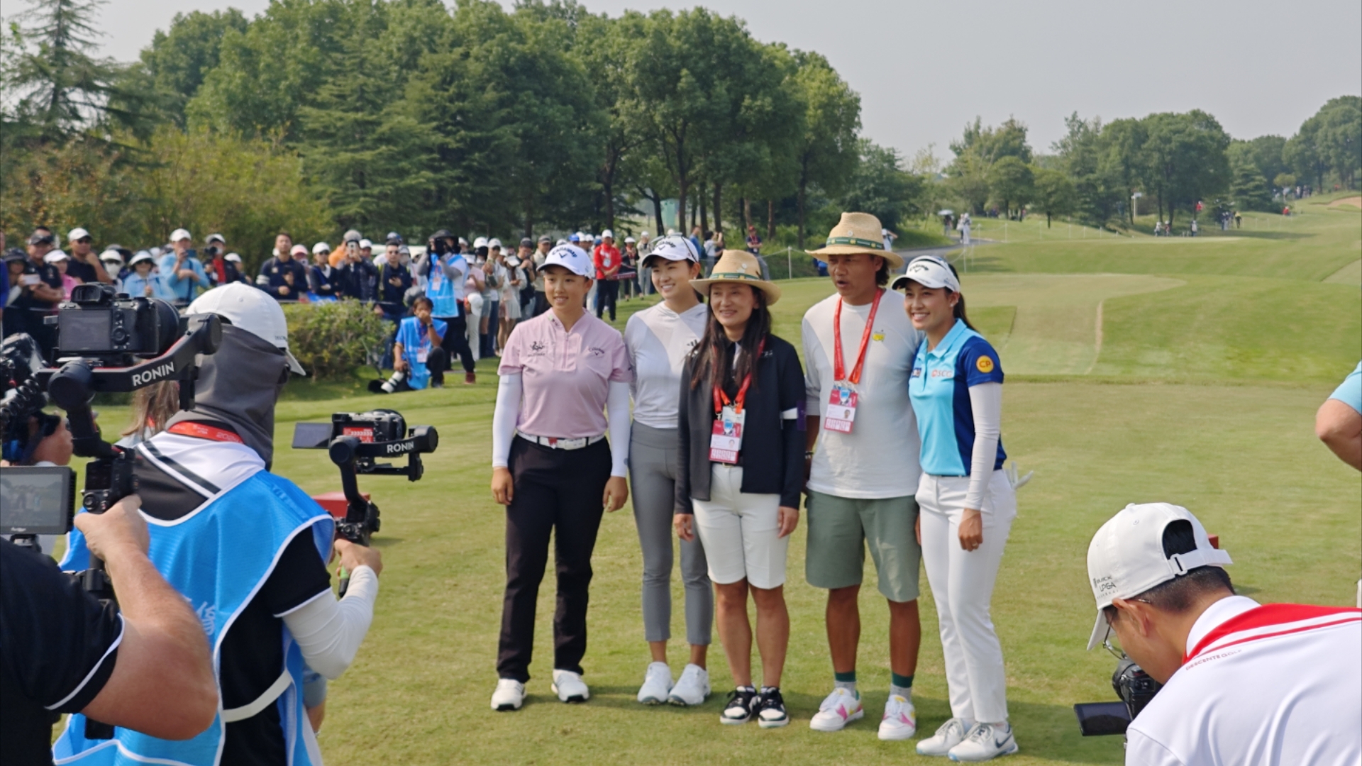 别克lpga锦标赛第一轮殷若宁观众视角全记录哔哩哔哩bilibili