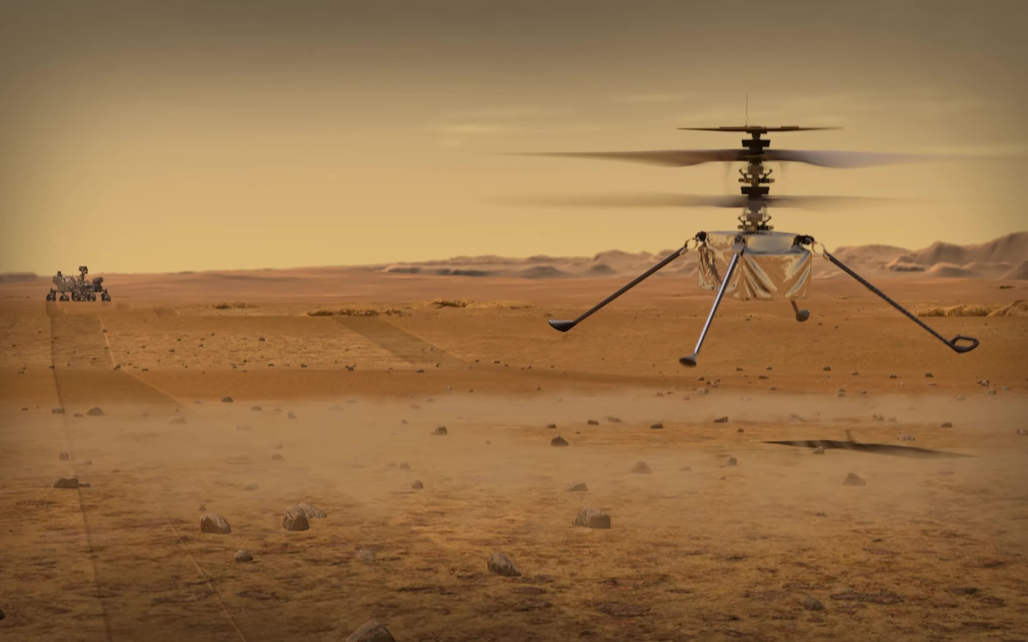 机智号火星无人机已准备就绪