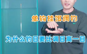 Download Video: 单钩挂饵调钓，为什么钓目要比调目高一目？