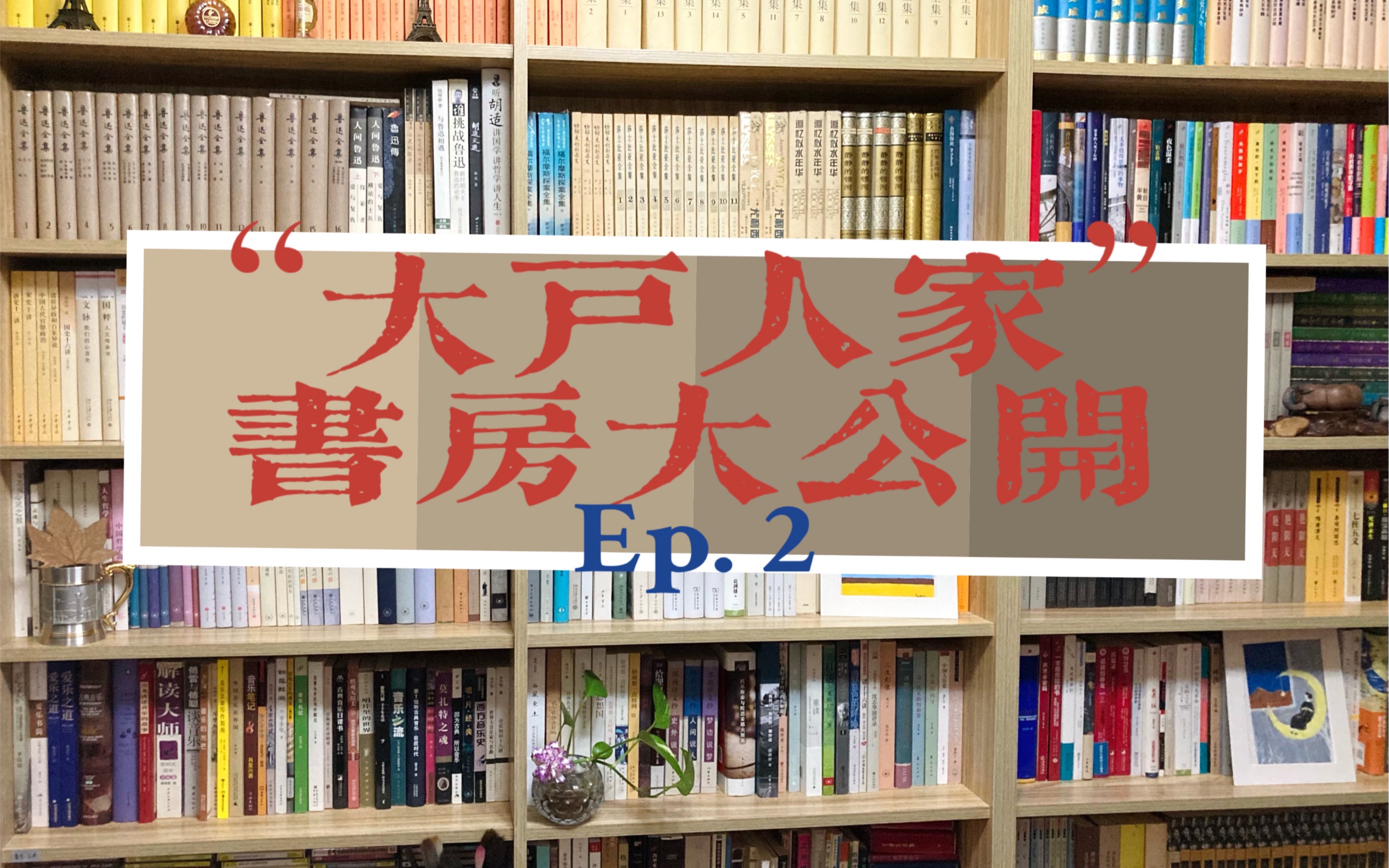 介氏书房Ep2 | 老爸藏书里的岁月故事 | 中学生能读懂鲁迅吗?| 宝藏书系“大家小书”| 搬几次家都不会丢的外文经典哔哩哔哩bilibili