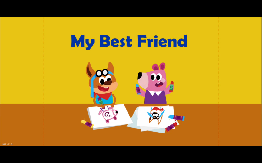 [图]学英语My best friend（我最好的朋友）