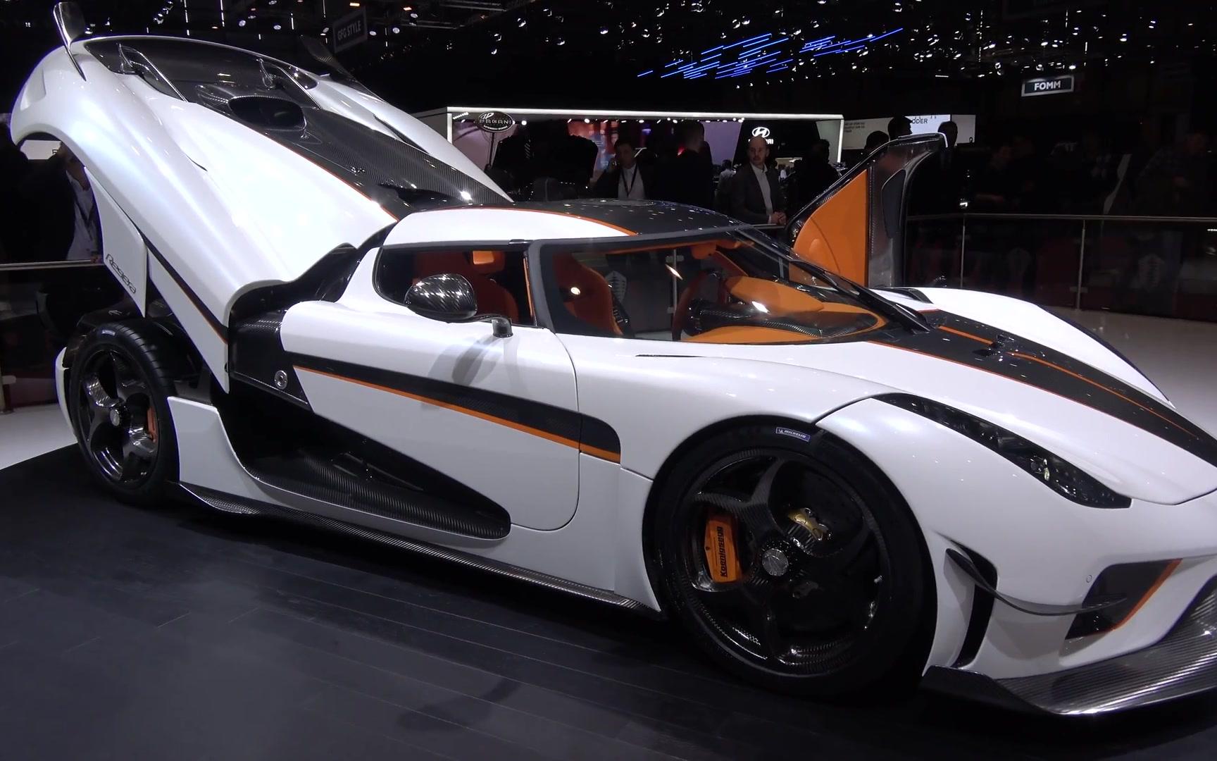 [2018日内瓦]柯尼塞格 regera white 内外实拍细节展示