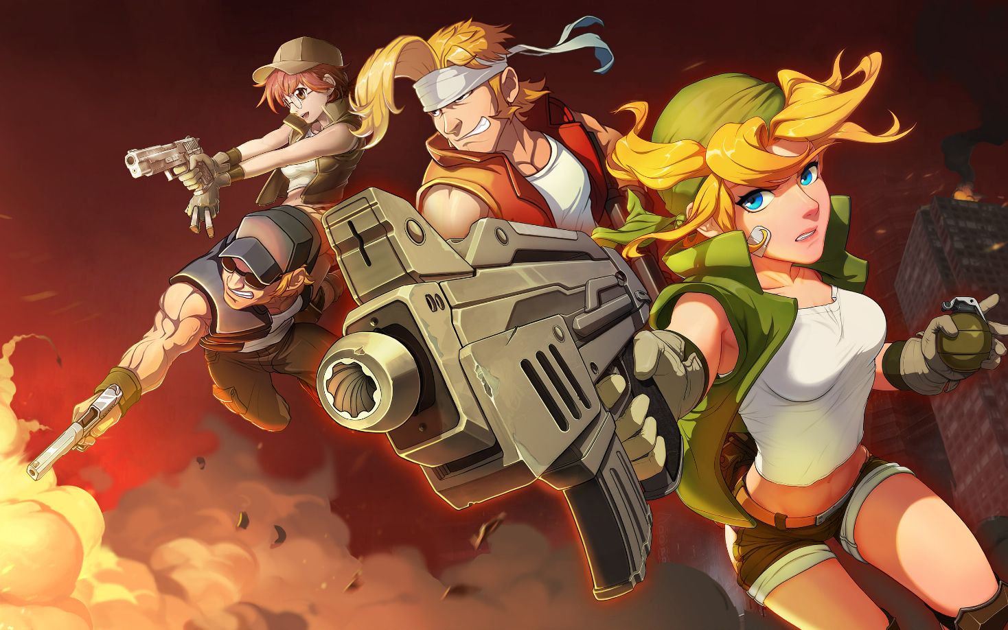 (看下简介)合金弹头2 二代最高难度8难人车雷枪4禁(只用小手枪和刀)一