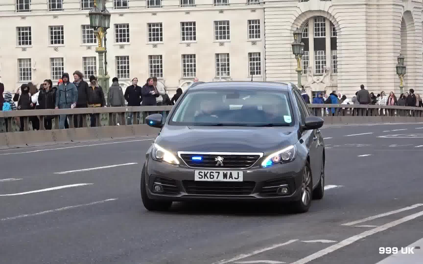 英国大都会警察 标致308 sw 无标识警车出警_哔哩哔哩 (゜-゜)つロ