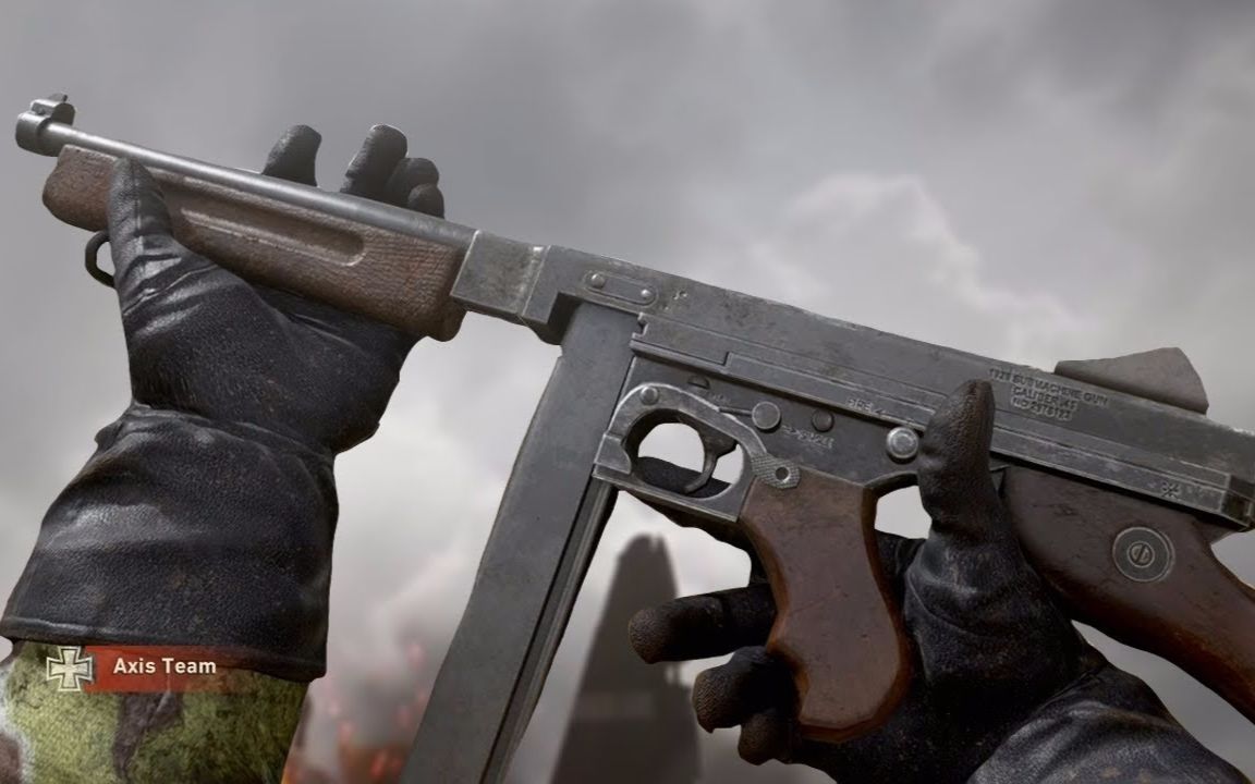 【ww2】使命召唤14:二战 多人模式 试玩版 yarasky带你看汤普森冲锋枪