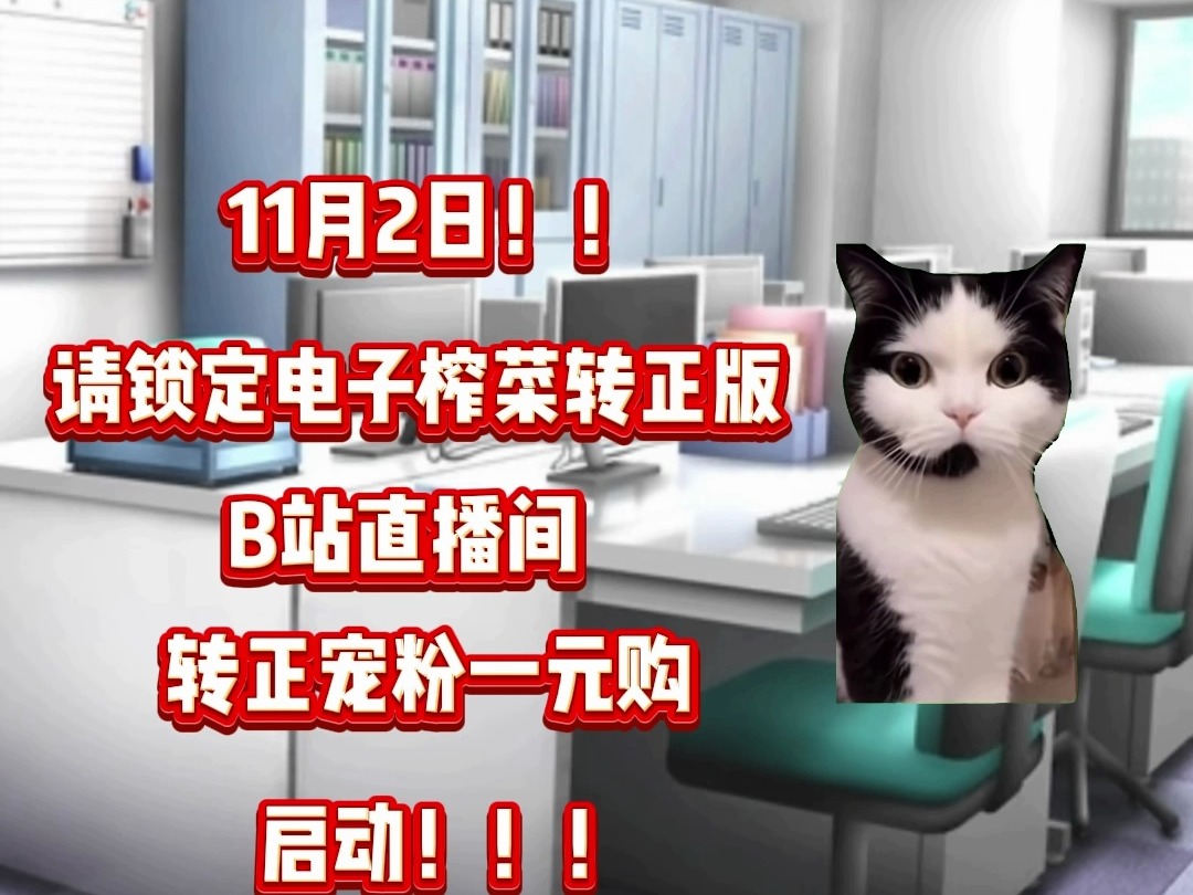 重磅消息!小鱼转正被PUA,反击成功!11月2日“转正宠粉1元购”启动!!哔哩哔哩bilibili