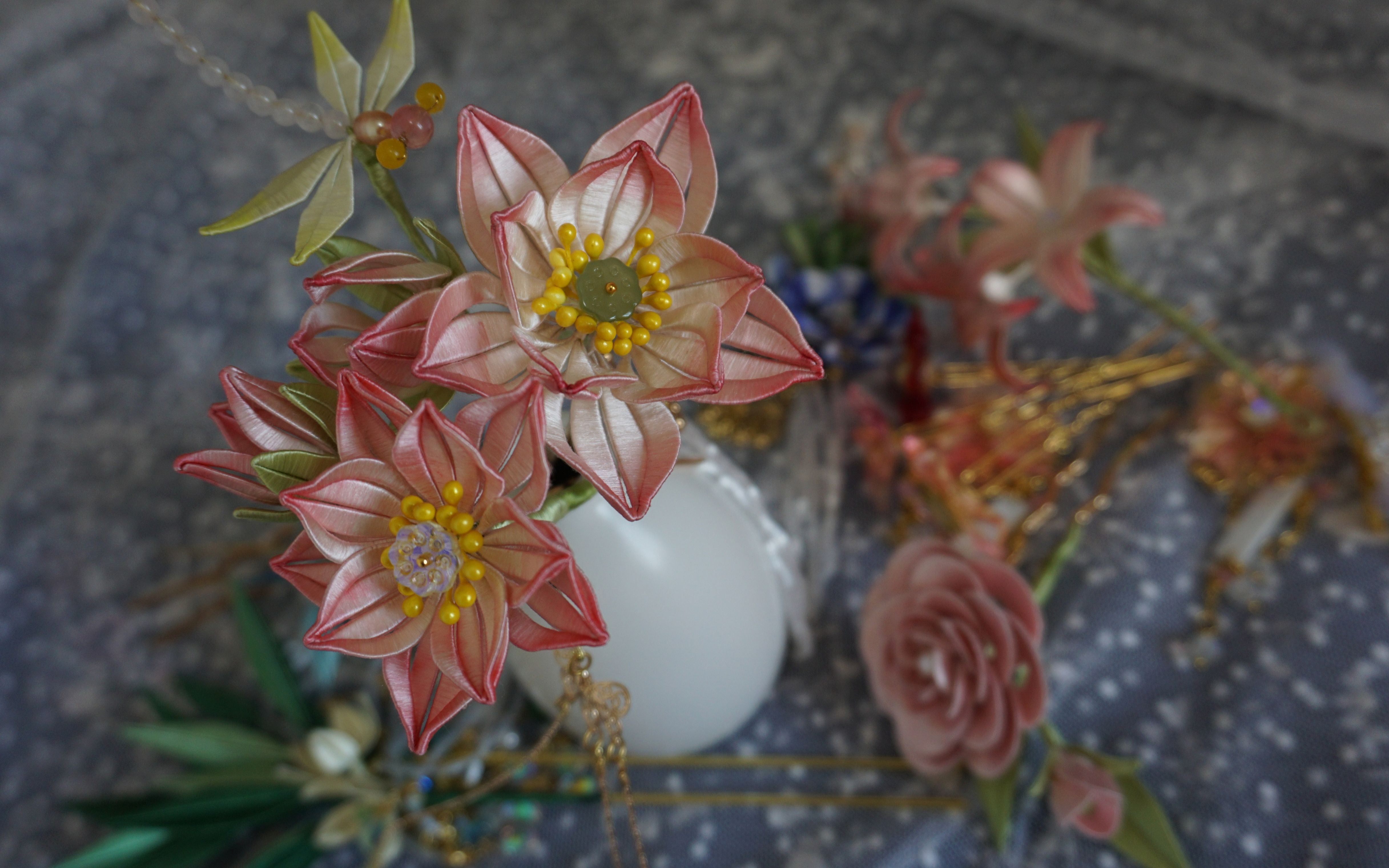 缠花出簪 缠花发簪