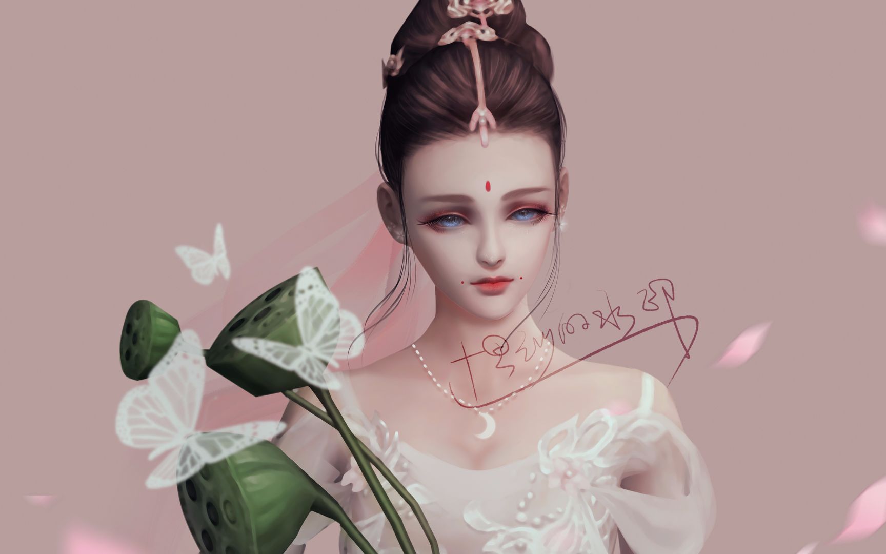 剑网3 七秀 转手绘