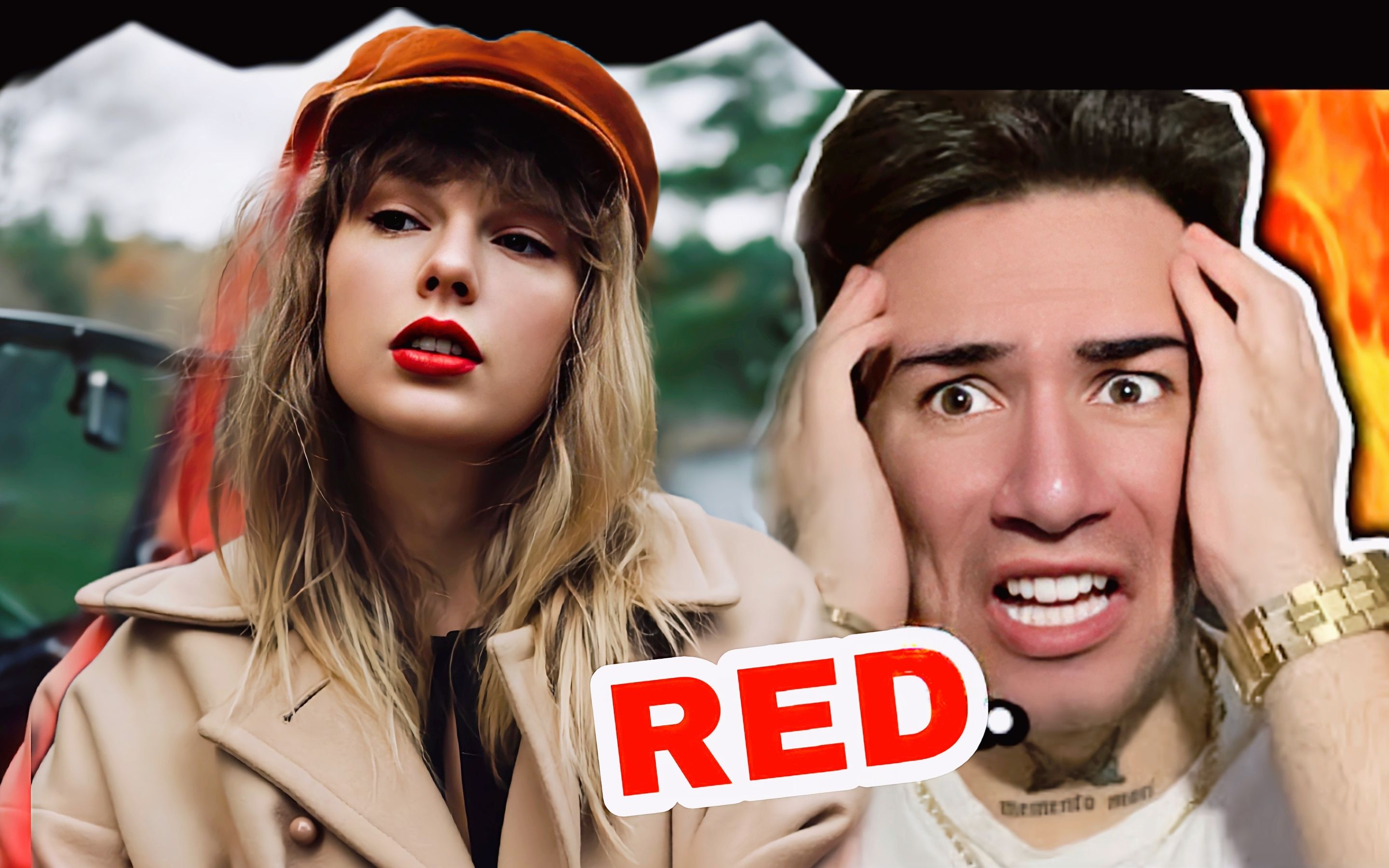 说唱歌手第一次听taylor swift重录新专《red》他爱死了!