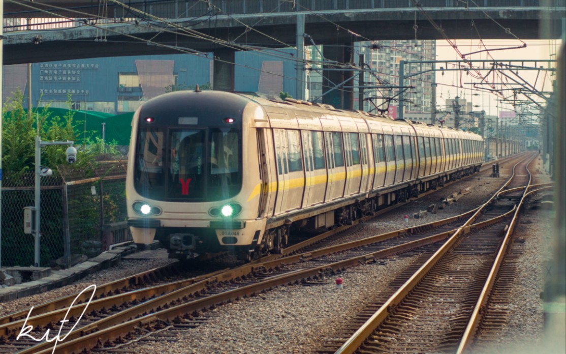 广州1号线 体育西→公园前 a2庞巴迪 01x071-072