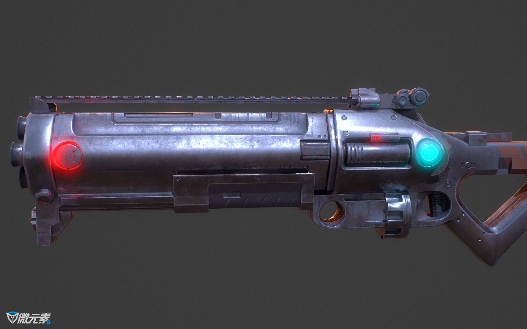 活动作品3dmax能变形的炫酷黑科技枪帅到没有朋友