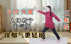 Video herunterladen: 三焦经不通，耳鸣心烦失眠，练习”倒拽牛尾”，经络通，耳根清净