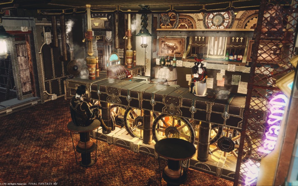 ff14装修蒸汽朋克酒吧