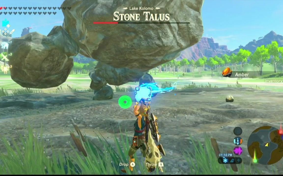 「塞尔达传说」30秒打败石头人stone talus