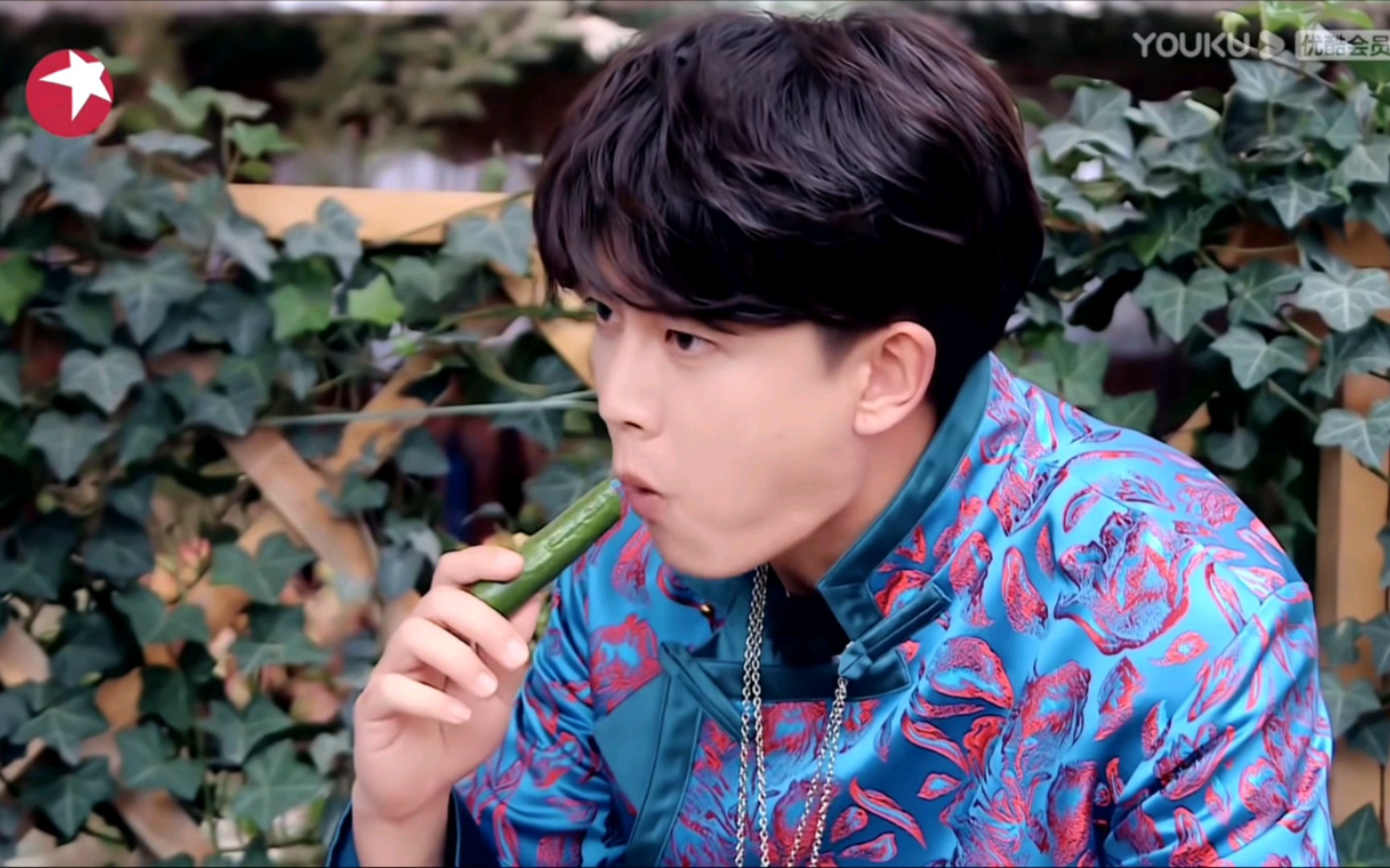 任嘉伦 吃黄瓜 欺负我们国超 哼!_哔哩哔哩_bilibili