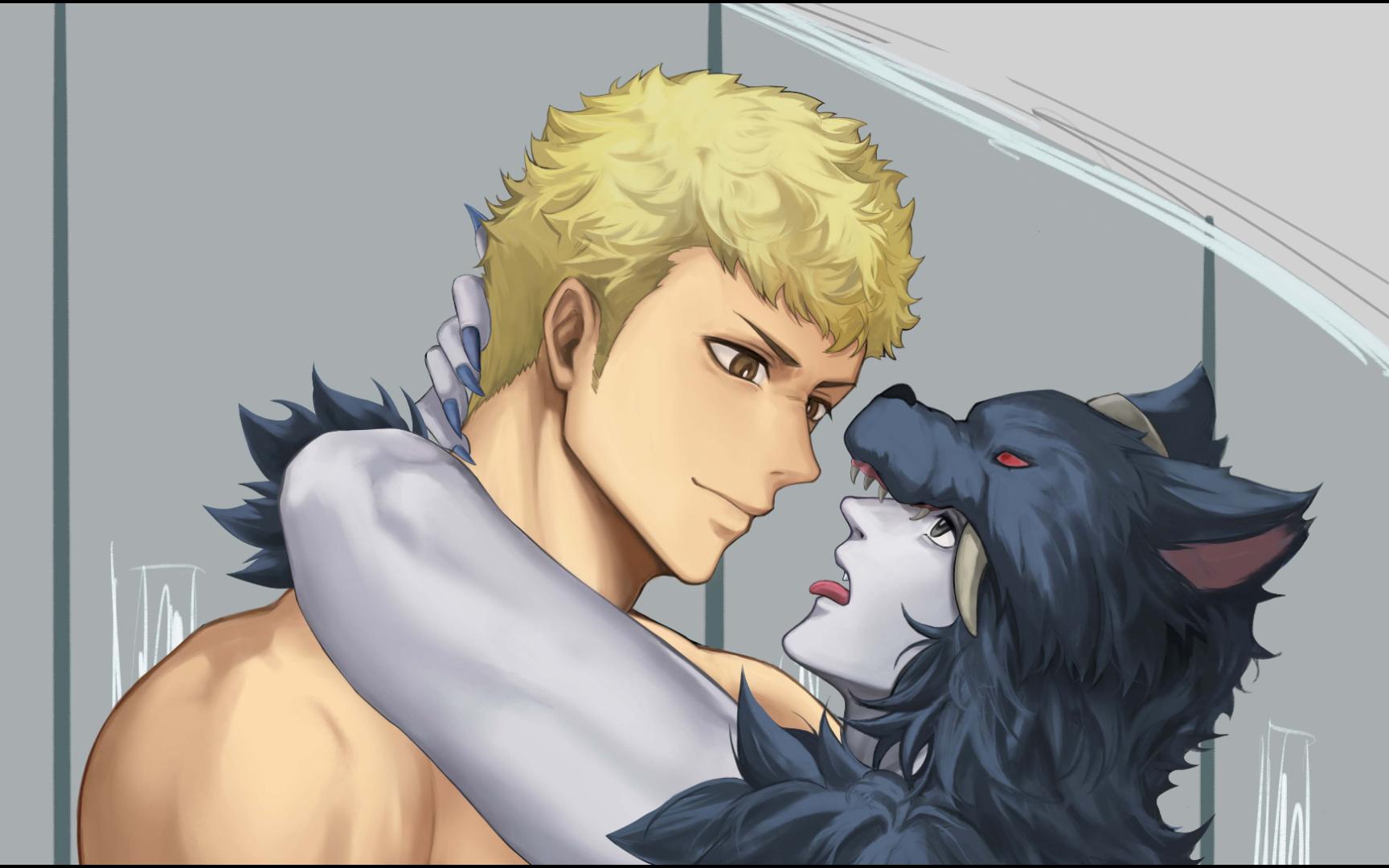 前佣龙司×寄生直播绘画过程录屏02