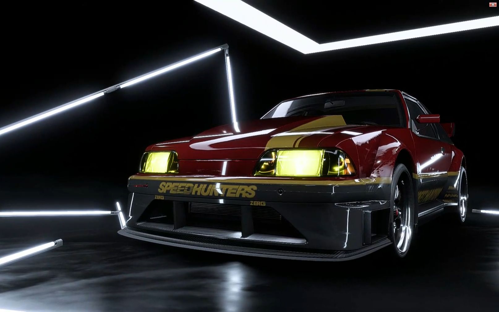 极品飞车21热度:魔改1990款福特mustang gt foxbody赛车400 的顶级