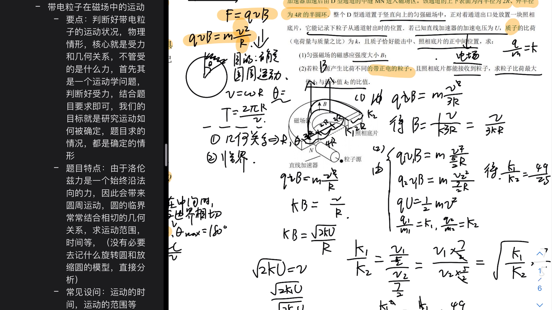 [图]高考电磁大题刷穿（一） 磁场中粒子的运动 学校不会讲的竞赛生朴素视角