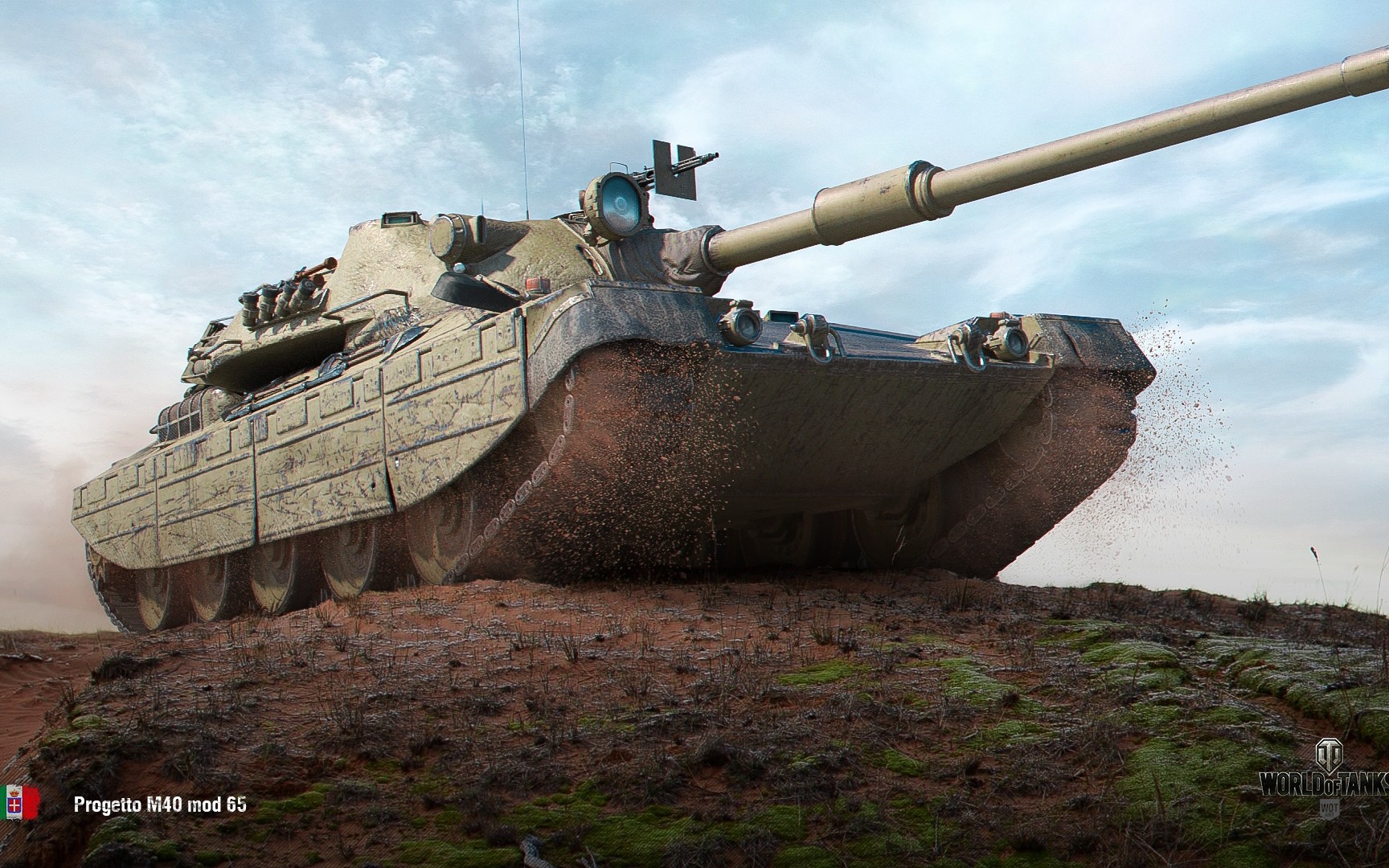 【代达罗斯の解说】坦克世界闪击战:m40/65"破鸡头"意大利的角斗士