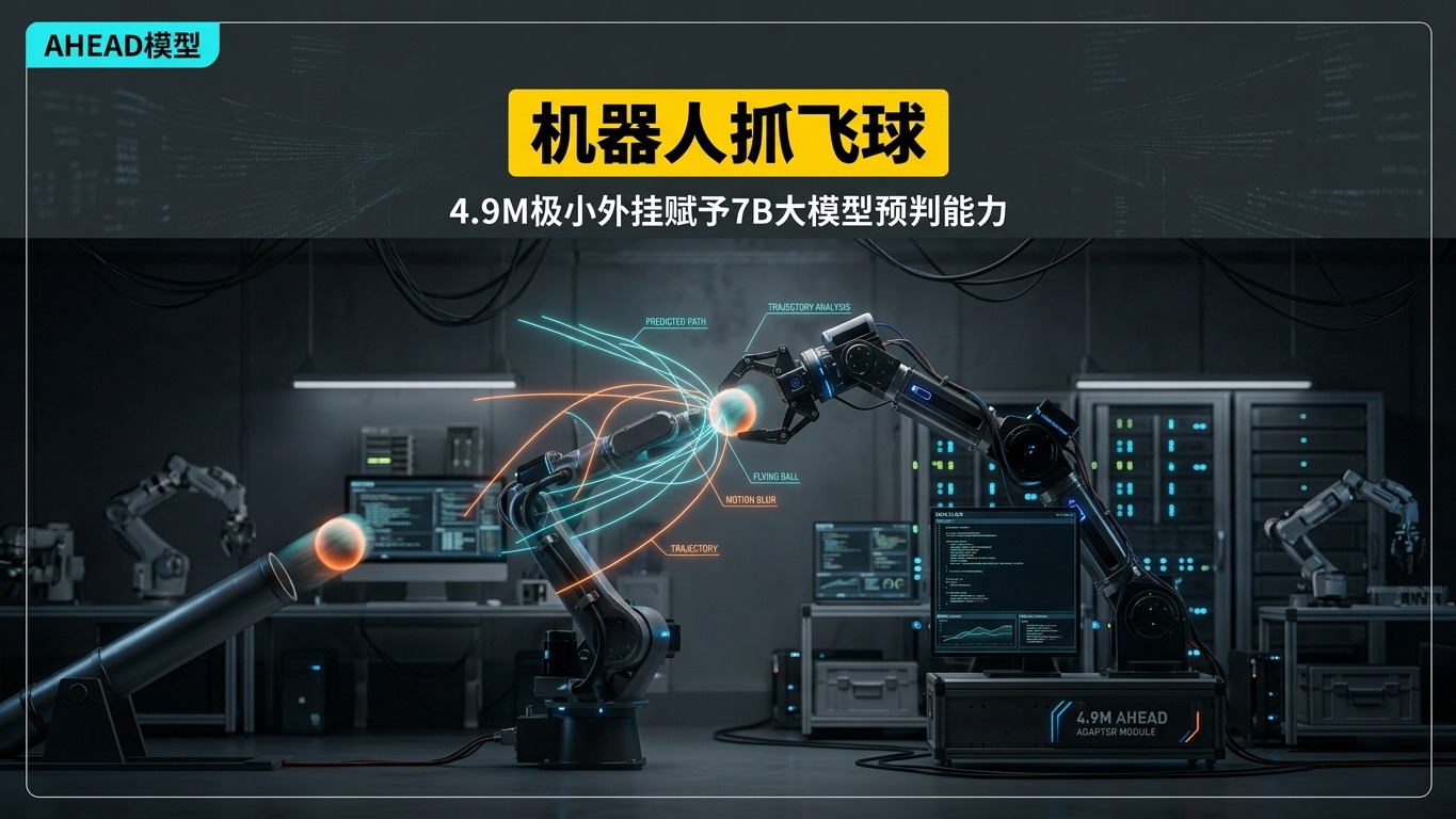 怎样让机器人抓住飞来的球？CMU用4.9M外挂打破 大模型 控制延迟
