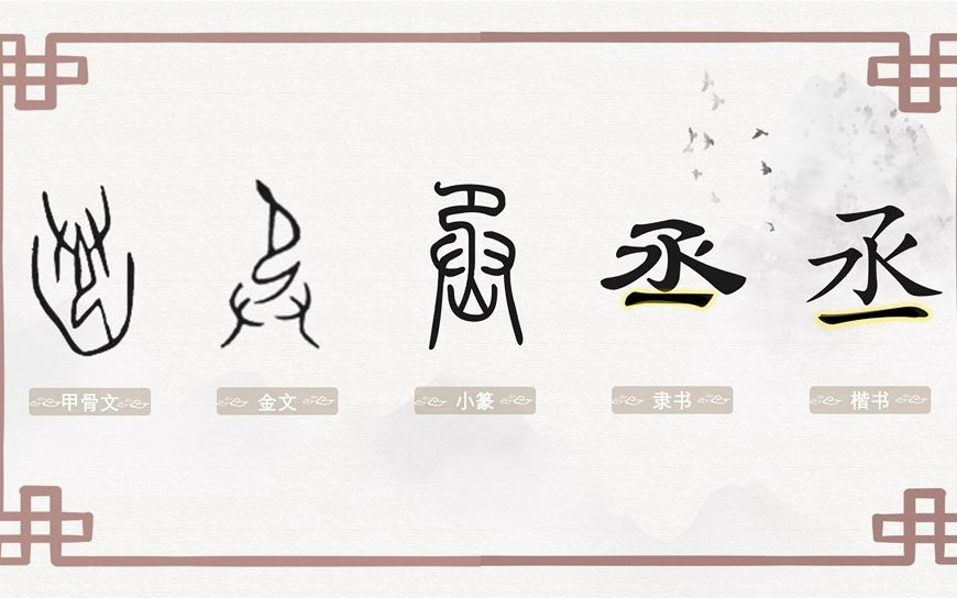 甲骨文丞字哔哩哔哩bilibili