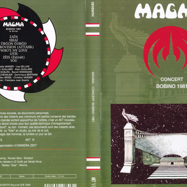 前卫】Magma - Concert Bobino 1981 (2004) [DVD] [NTSC]_哔哩哔哩_bilibili