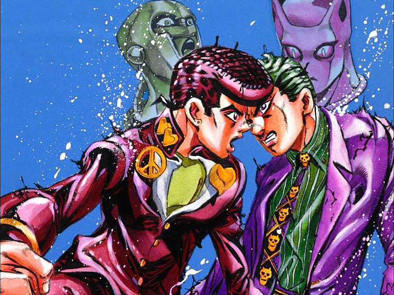 不灭钻石——《jojo的奇妙冒险》荒木飞吕彦 作画欣赏