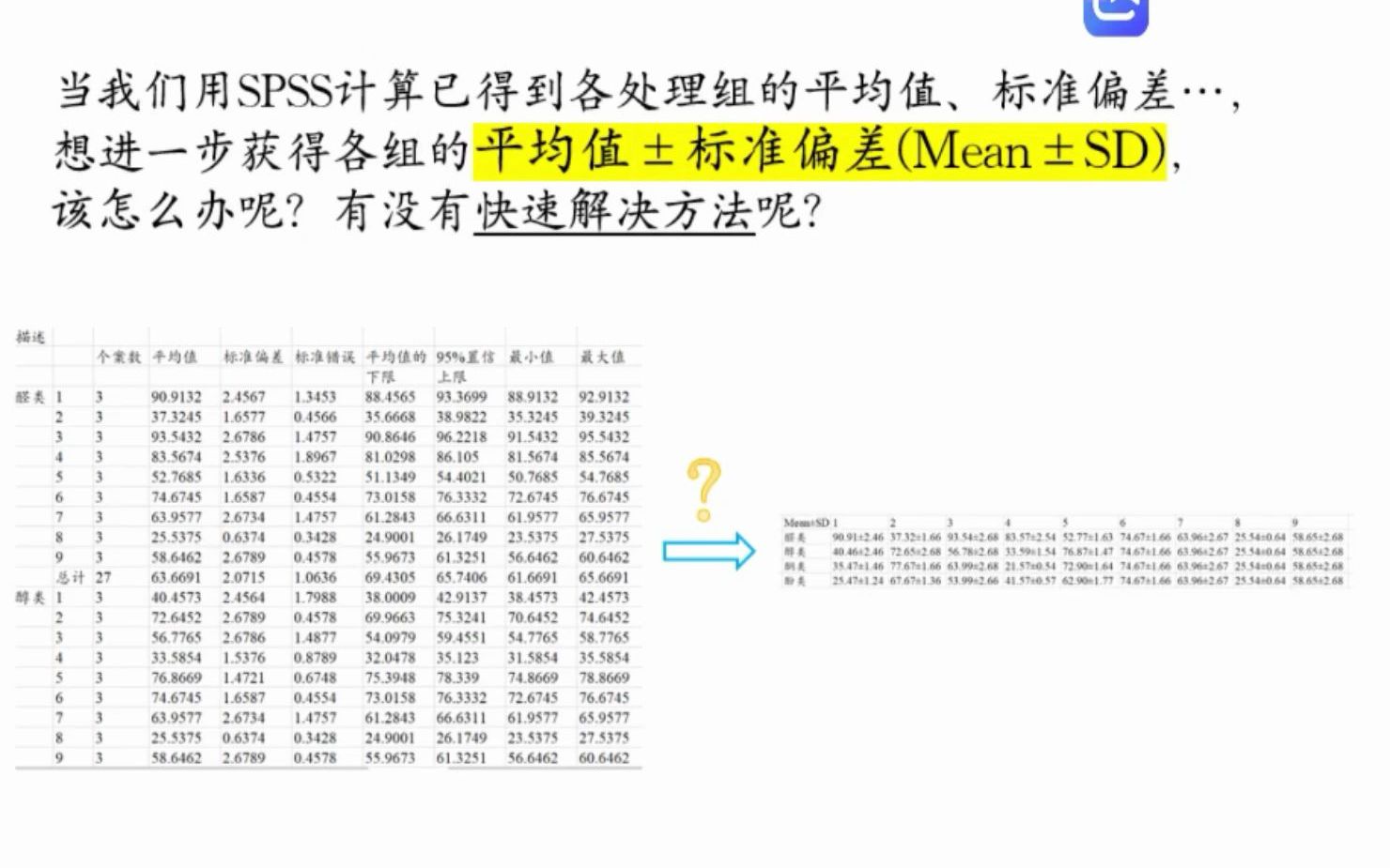 科研小tips(1):运用Excel函数之快速获得平均值ⱦ ‡准偏差(MeanⱮŠSD)哔哩哔哩bilibili