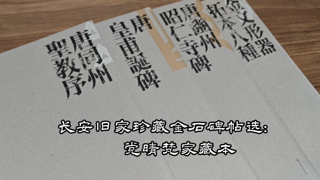 【字帖闲聊】60:长安旧家珍藏金石碑帖选:党晴梵家藏本 |西安出版社哔哩哔哩bilibili