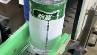 JHTB-1全自动单面浆糊贴标机。塑料桶纸标测试实拍