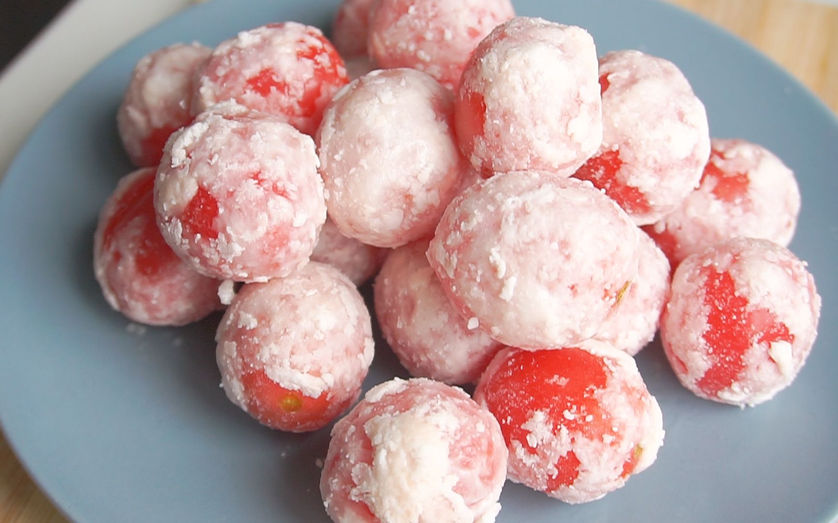 零失败雪球圣女果,快叫你家憨憨给你做!_哔哩哔哩_bilibili