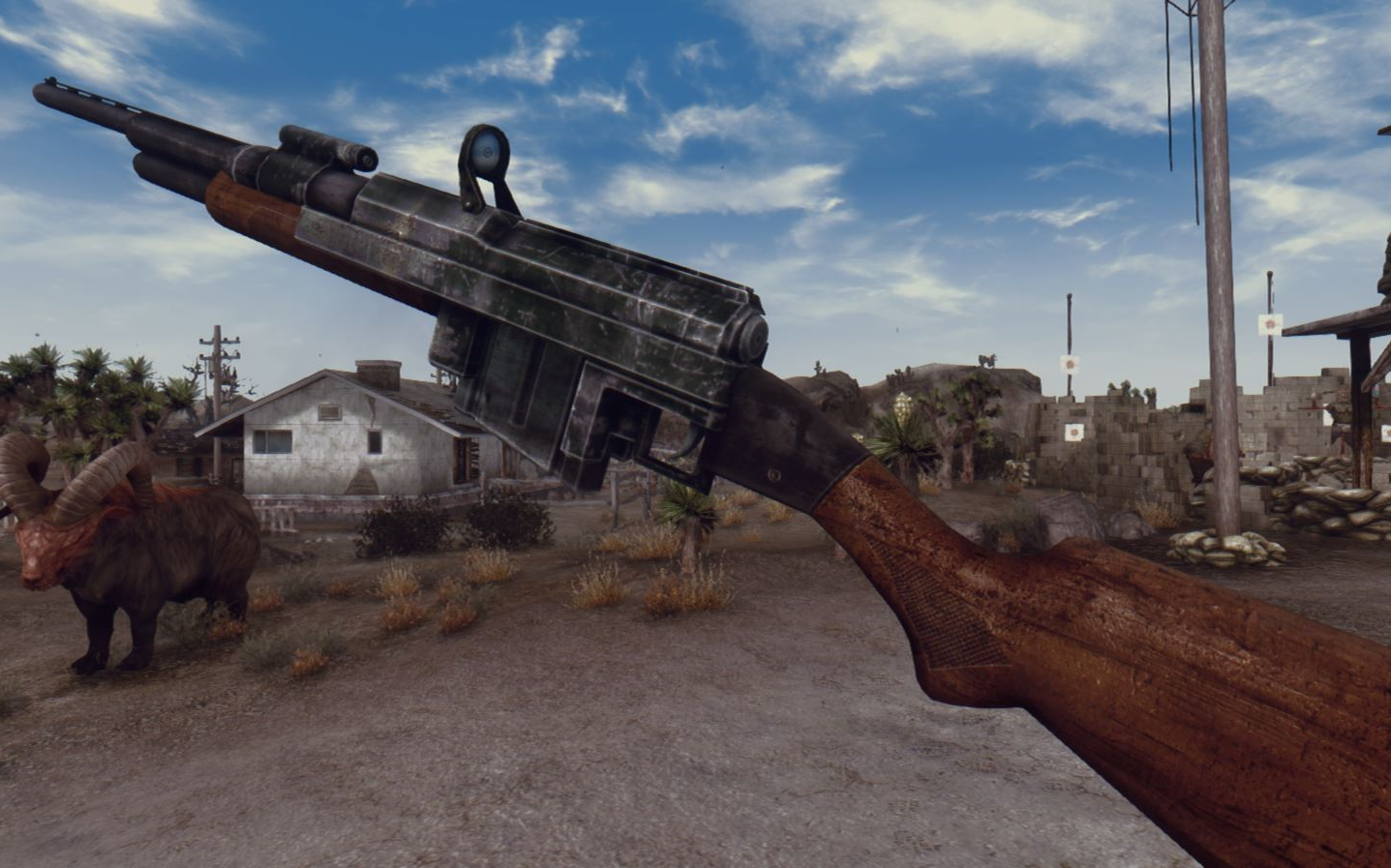 辐射:新维加斯mod bolt action shotgun(栓动式霰弹枪)_哔哩哔哩_bili