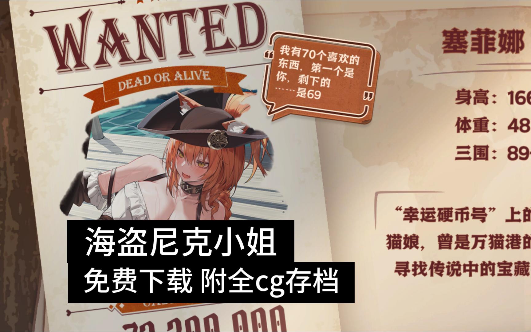 (我有70个喜欢的东西,一个是你,剩下的是69)海盗尼克小姐 miss neko