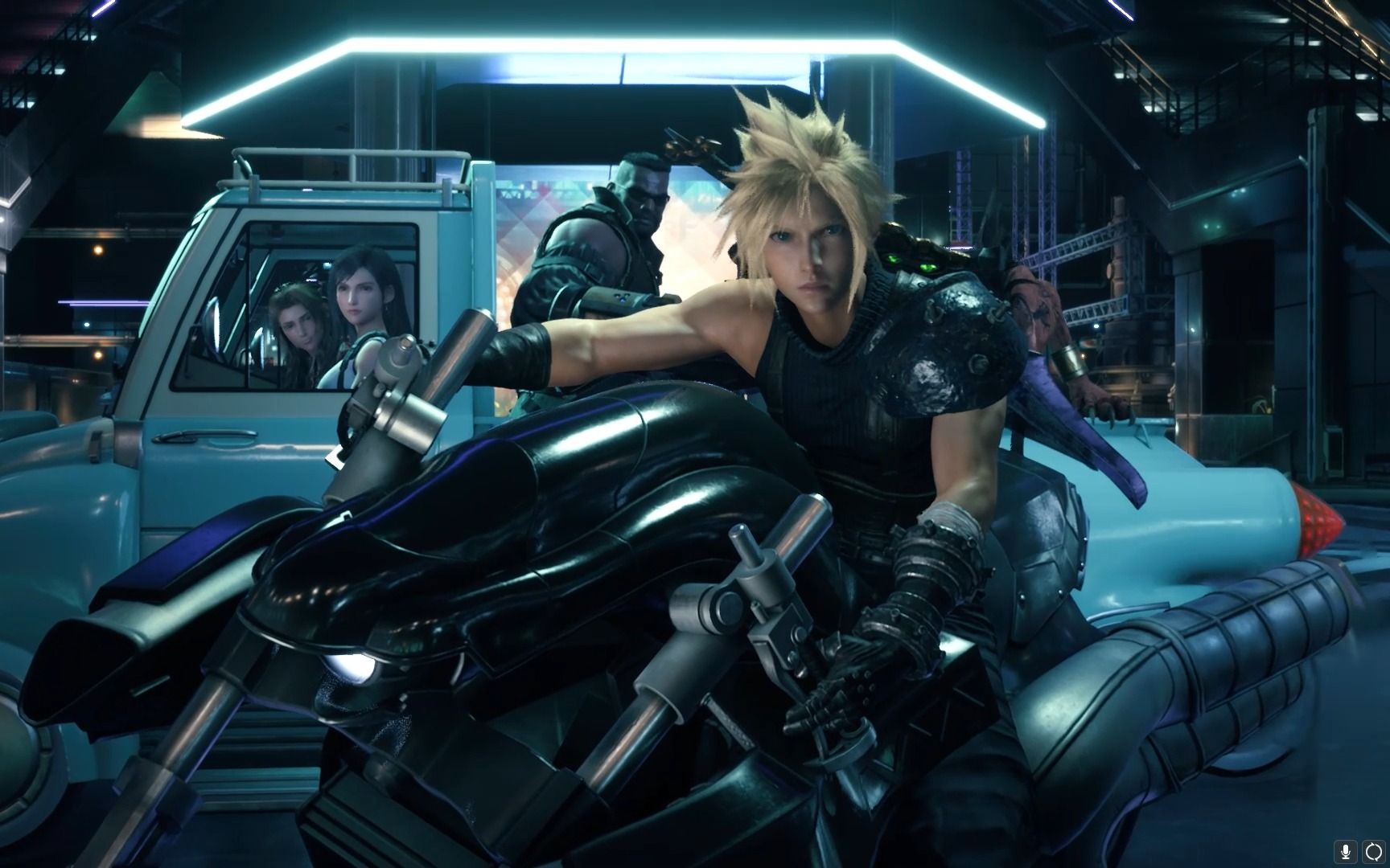 神罗战士的摩托都玩这么帅吗