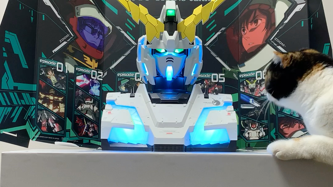 万代rx0独角兽自动变形胸像奥黛丽演说部分
