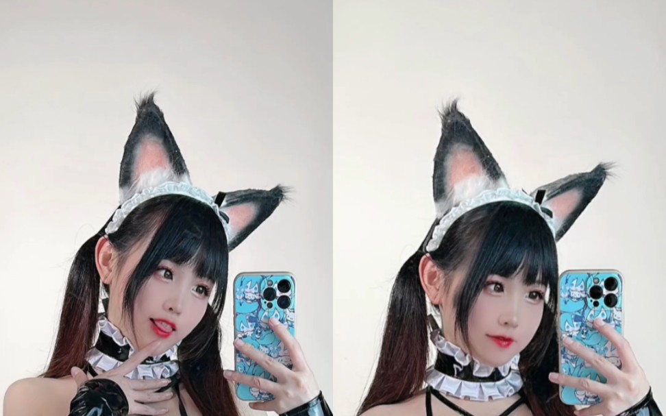 miko酱吊带皮靴性感诱惑女仆装写真